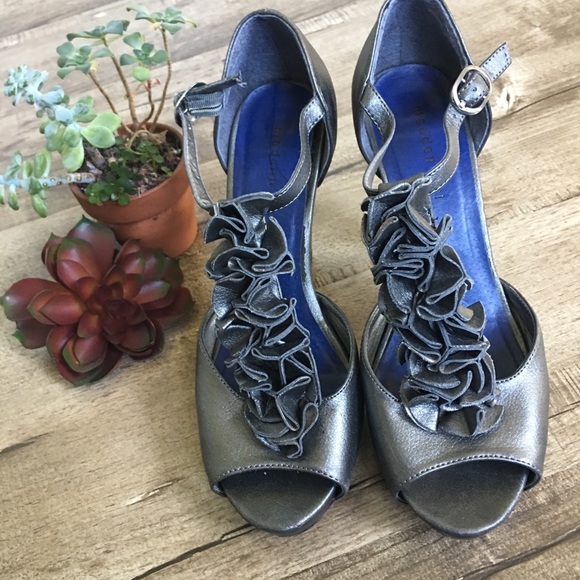 pewter platform shoes